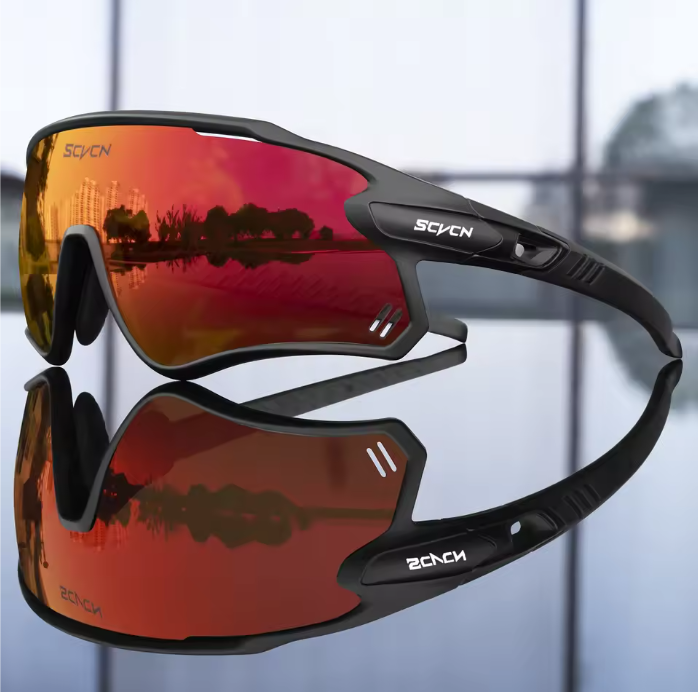 Sport Zonnebril UV400 – Lichtgewicht Fietsbril voor Hardlopen, Fietsen en Outdoor Activiteiten