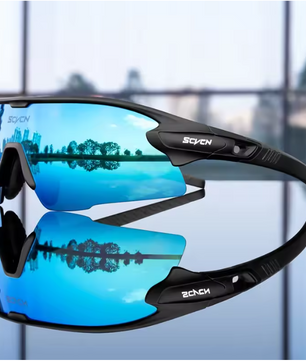 Sport Zonnebril UV400 – Lichtgewicht Fietsbril voor Hardlopen, Fietsen en Outdoor Activiteiten