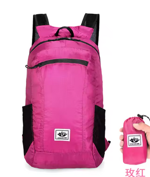 Opvouwbare Rugzak 20L – Lichtgewicht Outdoor Backpack voor Reizen, Wandelen en Fietsen