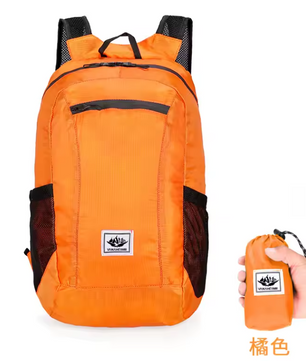 Opvouwbare Rugzak 20L – Lichtgewicht Outdoor Backpack voor Reizen, Wandelen en Fietsen