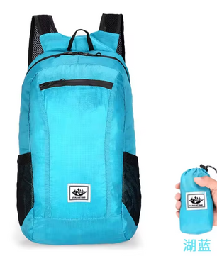 Opvouwbare Rugzak 20L – Lichtgewicht Outdoor Backpack voor Reizen, Wandelen en Fietsen