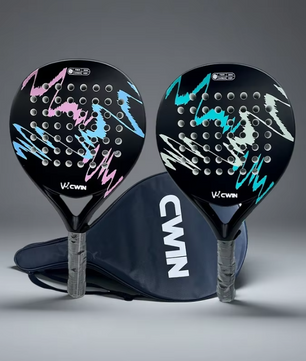 Professioneel Padel Racket – Carbon Fiber met EVA Kern en Opbergtas