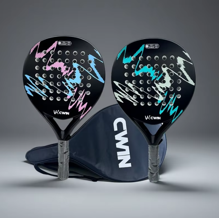 Professioneel Padel Racket – Carbon Fiber met EVA Kern en Opbergtas