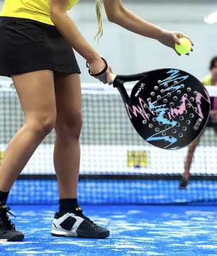 Professioneel Padel Racket – Carbon Fiber met EVA Kern en Opbergtas