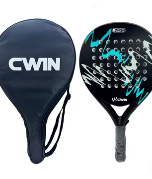 Professioneel Padel Racket – Carbon Fiber met EVA Kern en Opbergtas