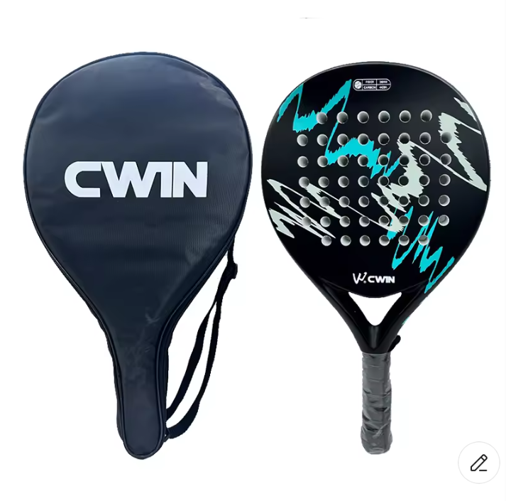 Professioneel Padel Racket – Carbon Fiber met EVA Kern en Opbergtas