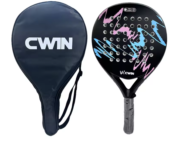 Professioneel Padel Racket – Carbon Fiber met EVA Kern en Opbergtas
