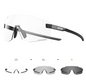 Sport Zonnebril Fotochromisch – UV400 Fietsbril met Frameloos Design voor Outdoor en MTB