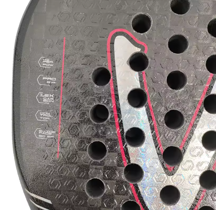 12K Carbon Padel Racket – Professioneel met EVA Kern en Accessoires