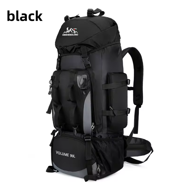 90L Waterdichte Hiking Rugzak – Grote Capaciteit voor Trekking, Kamperen en Backpacken