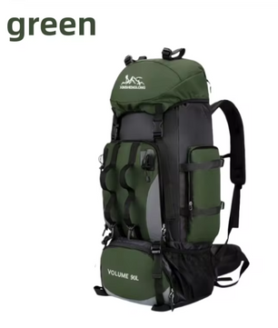 90L Waterdichte Hiking Rugzak – Grote Capaciteit voor Trekking, Kamperen en Backpacken