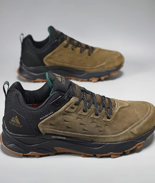 Heren Hiking Schoenen – Slijtvast en Antislip Outdoor Wandelschoenen van Suède Leer