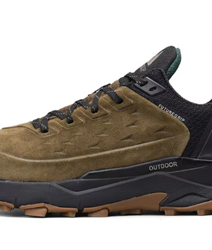 Heren Hiking Schoenen – Slijtvast en Antislip Outdoor Wandelschoenen van Suède Leer