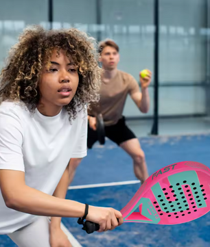 Padel Racket Carbon Fiber – EVA Memory Foam Core Lichtgewicht en Krachtig