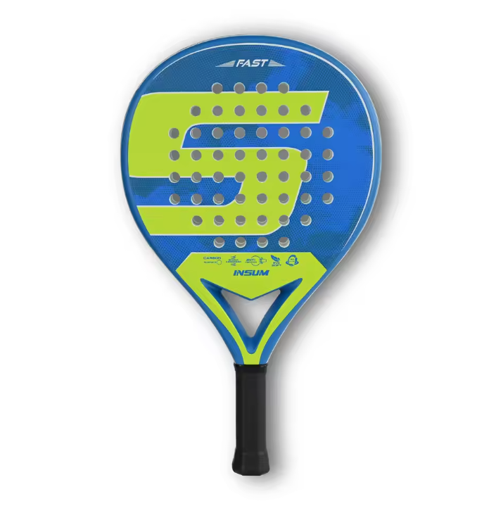 Padel Racket Carbon Fiber – EVA Memory Foam Core Lichtgewicht en Krachtig