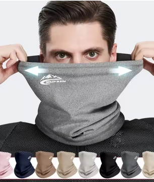 Winter Nekwarmer en Ski Masker – Fluweelzacht, Warm en Ademend voor Outdoor Sport