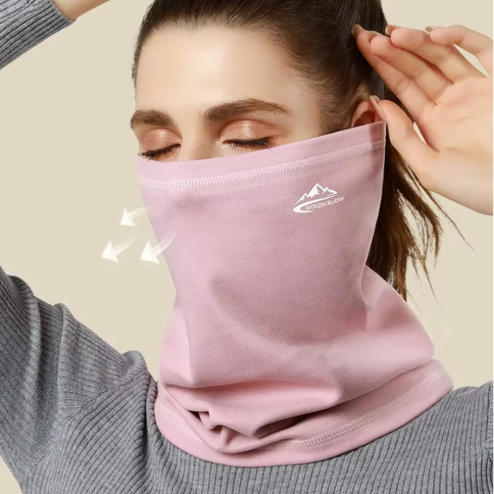 Winter Nekwarmer en Ski Masker – Fluweelzacht, Warm en Ademend voor Outdoor Sport