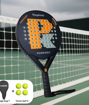 Ultralicht Carbon Padel Racket – Elastisch en Duurzaam Ontwerp