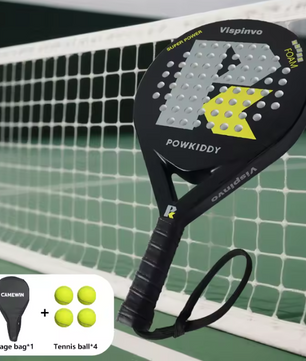 Ultralicht Carbon Padel Racket – Elastisch en Duurzaam Ontwerp