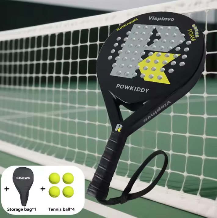 Ultralicht Carbon Padel Racket – Elastisch en Duurzaam Ontwerp