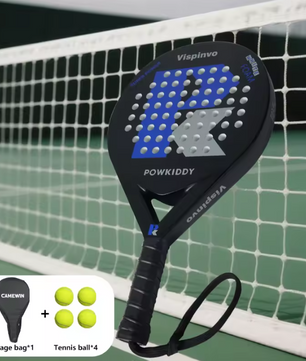 Ultralicht Carbon Padel Racket – Elastisch en Duurzaam Ontwerp