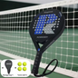 Ultralicht Carbon Padel Racket – Elastisch en Duurzaam Ontwerp