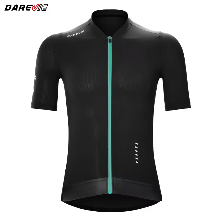 Unisex Fietsshirt – Ademend, Sneldrogend en UV-bescherming, Slim Fit Wielershirt voor MTB en Racefiets