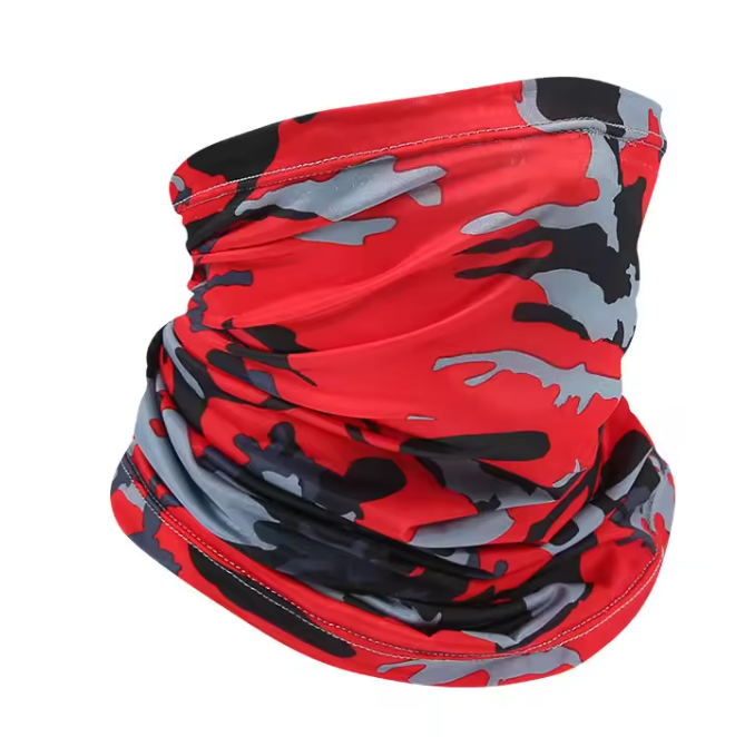 Multifunctionele Nekwarmer – Ademend, UV-bescherming en Naadloos, Unisex Bandana en Gezichtsmasker