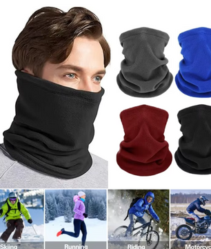 Fleece Nekwarmer – Winddicht, Warm en Zacht, Unisex Wintersjaal en Gezichtsbescherming