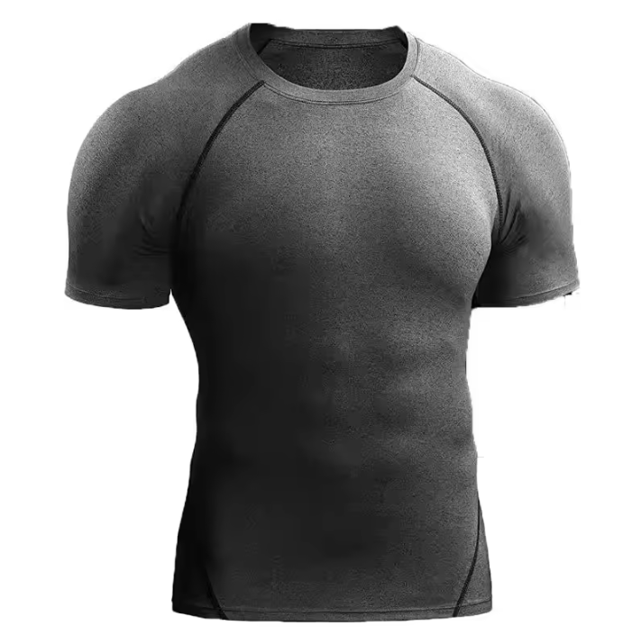 Sport T-shirt Heren – Sneldrogend en Ademend Fitness Shirt