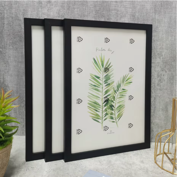 Set van 3 Houten Fotolijsten – Wand en Tafel Foto Frames