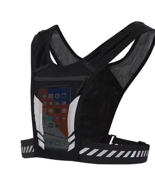 Reflecterend Hardloopvest met Opbergruimte – Lichtgewicht Running Rugzak voor Telefoon en Accessoires