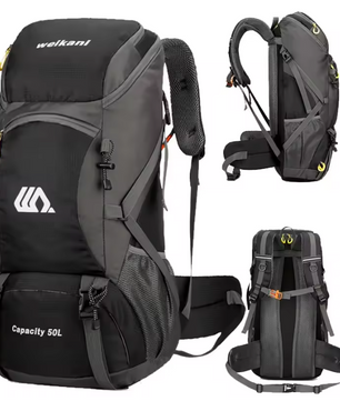 50L Outdoor Rugzak – Grote Waterafstotende Backpack voor Hiking, Reizen en Camping