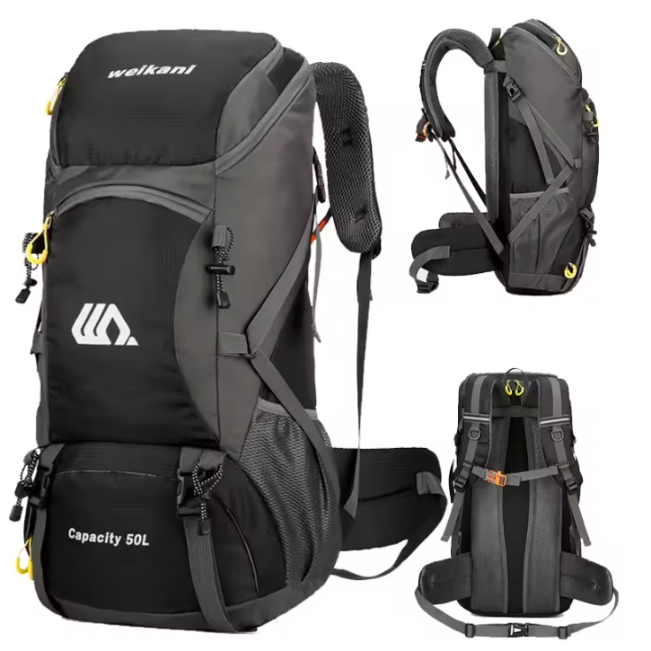 50L Outdoor Rugzak – Grote Waterafstotende Backpack voor Hiking, Reizen en Camping