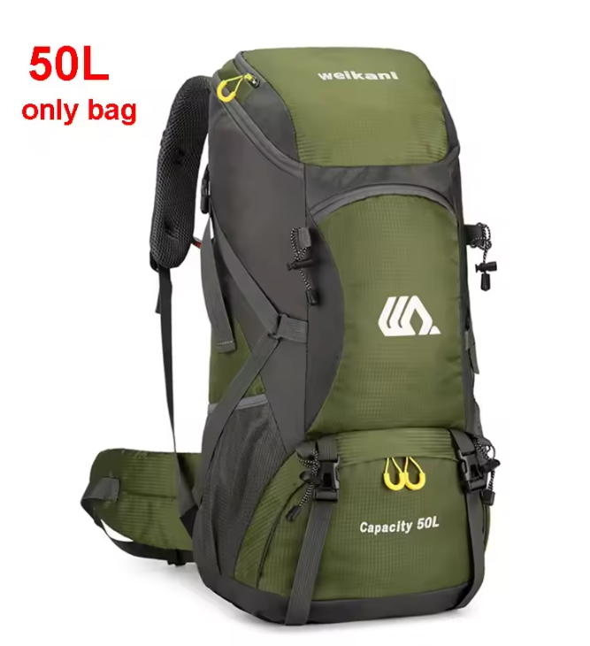50L Outdoor Rugzak – Grote Waterafstotende Backpack voor Hiking, Reizen en Camping