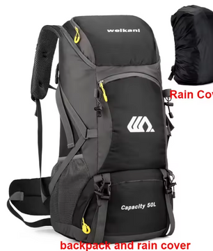 50L Outdoor Rugzak – Grote Waterafstotende Backpack voor Hiking, Reizen en Camping