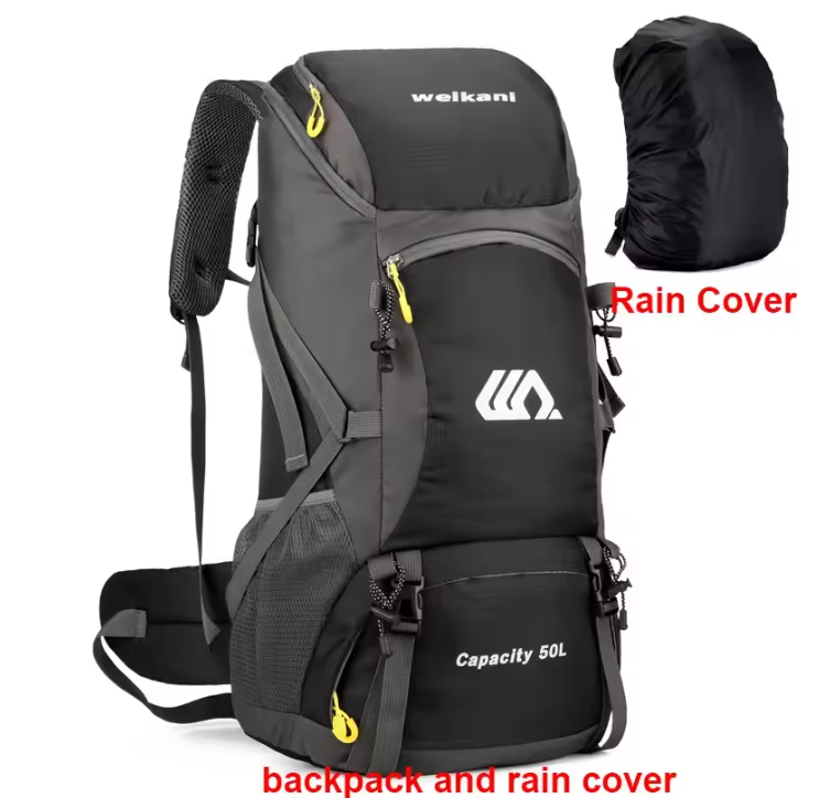 50L Outdoor Rugzak – Grote Waterafstotende Backpack voor Hiking, Reizen en Camping