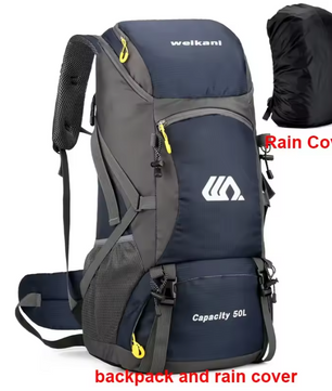 50L Outdoor Rugzak – Grote Waterafstotende Backpack voor Hiking, Reizen en Camping