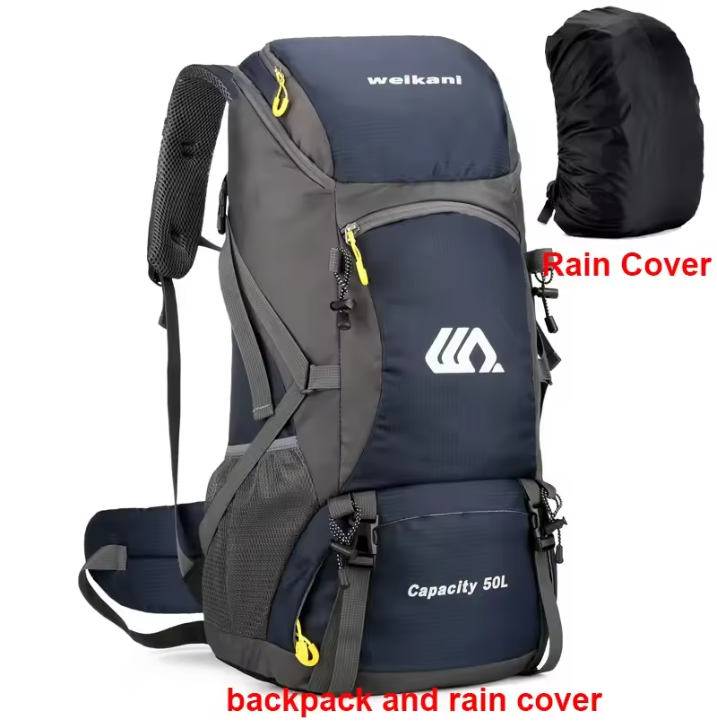 50L Outdoor Rugzak – Grote Waterafstotende Backpack voor Hiking, Reizen en Camping