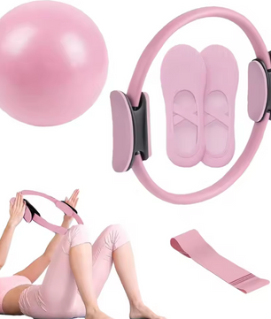 Pilates Set met Ring en Bal – Fitness Set voor Core Training en Full Body Workout