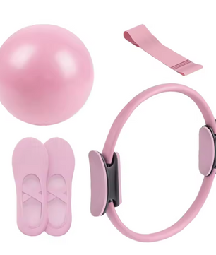 Pilates Set met Ring en Bal – Fitness Set voor Core Training en Full Body Workout