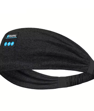 Bluetooth Sport Hoofdband met Oordopjes – Draadloze Muziek Headband voor Fitness en Slaap