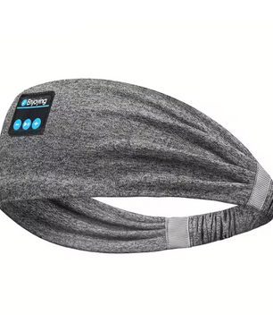 Bluetooth Sport Hoofdband met Oordopjes – Draadloze Muziek Headband voor Fitness en Slaap