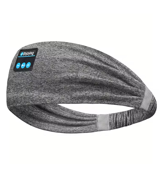 Bluetooth Sport Hoofdband met Oordopjes – Draadloze Muziek Headband voor Fitness en Slaap