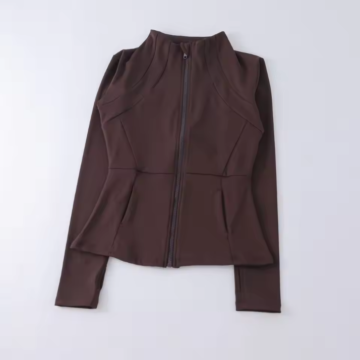 Dames Sport Jacket – Winddichte Hardloop Top met Lange Mouwen voor Fitness en Yoga