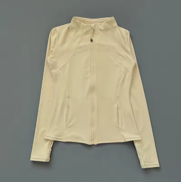 Dames Sport Jacket – Winddichte Hardloop Top met Lange Mouwen voor Fitness en Yoga
