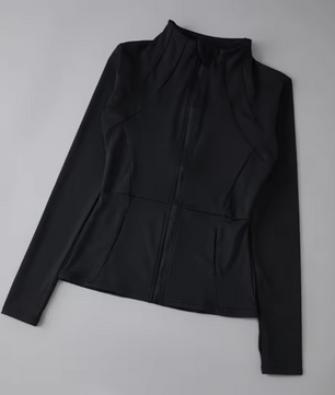 Dames Sport Jacket – Winddichte Hardloop Top met Lange Mouwen voor Fitness en Yoga