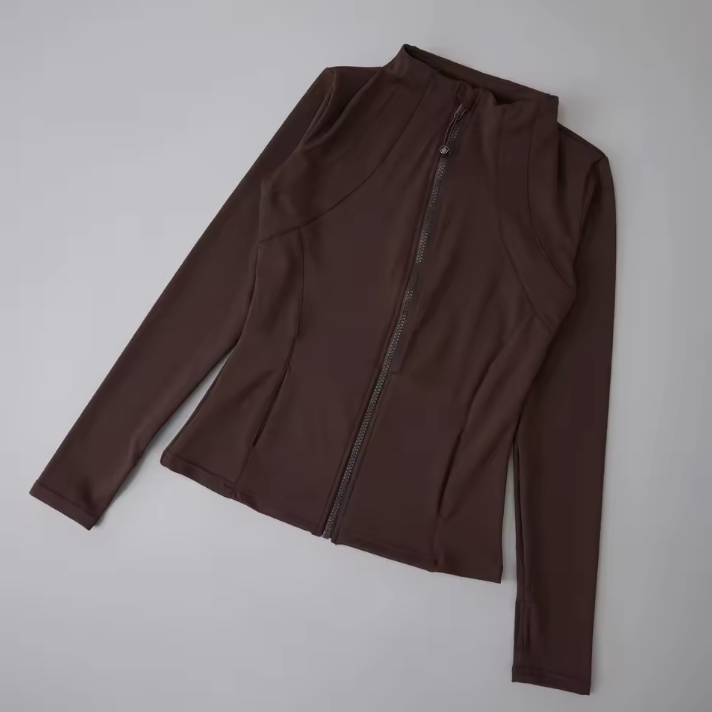 Dames Sport Jacket – Winddichte Hardloop Top met Lange Mouwen voor Fitness en Yoga