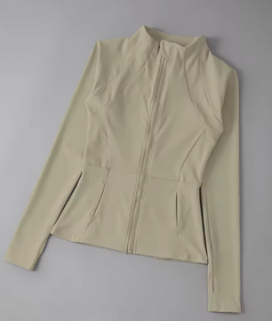 Dames Sport Jacket – Winddichte Hardloop Top met Lange Mouwen voor Fitness en Yoga