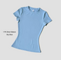 Dames Seamless Sport Top – Ademend Yoga Shirt met Korte Mouwen voor Fitness en Running